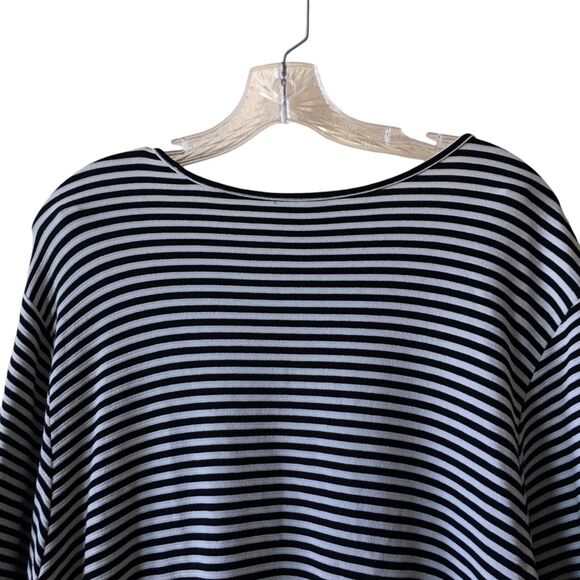 J. Jill Wearever Women's Tunic Sweater Knit Top Plus 3X Striped Stretch Dress - Picture 9 of 10